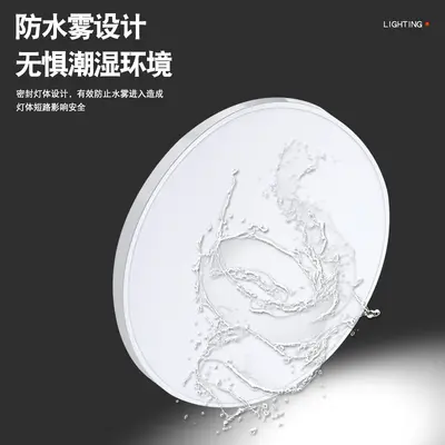 Round LED Ceiling Light, Triple-Proof, Modern Minimalist, Eye-Protection