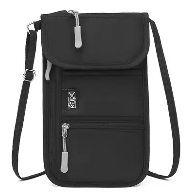 RFID-Schutztasche für Reisepass und Dokumente, multifunktional