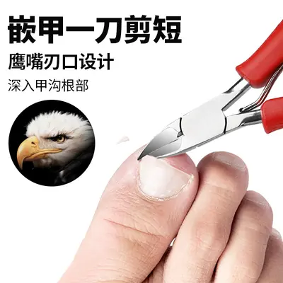 Stainless Steel Nail Scissors and Nipper Set for Ingrown Nails and Pedicure