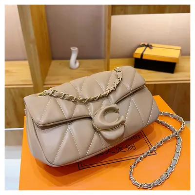 Women's Diamond Quilted Chain Shoulder Crossbody Bag, Small Chanel Style, 2026 - 12