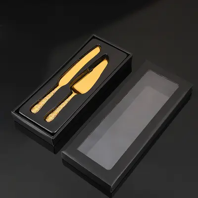 Vintage Bıçak ve Spatula Seti Çinko Alaşımı Batı Mutfağı