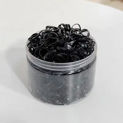 Şeker kutulu saç bağı, saçı hasarlamayan tek kullanımlık lastik, güçlü esneklik - 7