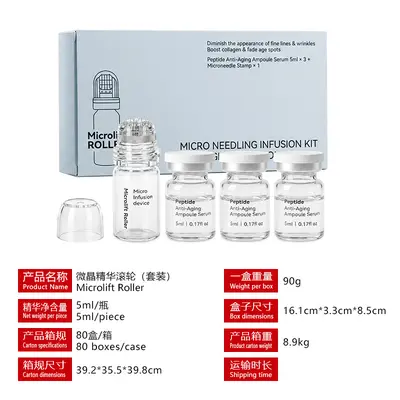 Hyaluronik Asit Kolajen Mikro İğneli Roller Serum 40-70 karakter - 6