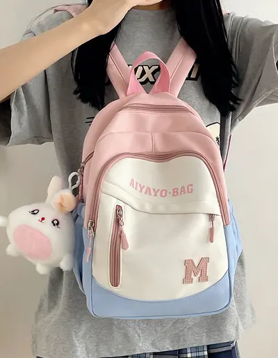 Rucksack für grenzüberschreitende Bildungsreisen, kleiner Rucksack für Kinder, Reiserucksack für Mädchen, Ausflugsrucksack für Grundschüler, leichter Frühjahrswanderrucksack. - 8