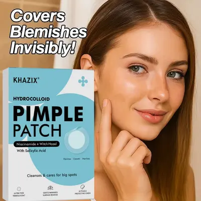 Blaue Hydrocolloid-Akne-Patches, 200er, mehrere Größen
