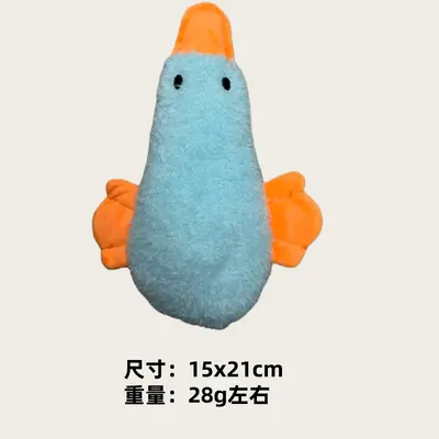 Plush Squeaky Dog Toy, Chew-Resistant, Soothing Teething - 12