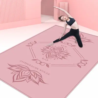 Yoga matı 2024 yeni aerobik atlama matı erkek ve kadın dans pisti matı fitness matı kaymaz ev yoga matı toptan - 10