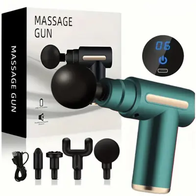 LCD 720 Fascia Massage Gun, Rechargeable, Portable - 7