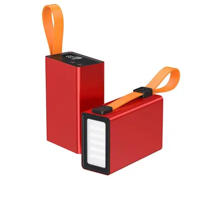 Aluminium-Legierung Powerbank 40000mAh mit PD-Schnellladung bidirektional Langlebig Schüler Outdoor Mobile Stromversorgung