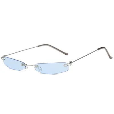 Unisex Sonnenbrille mit kleinem eckigem Rahmen - 9