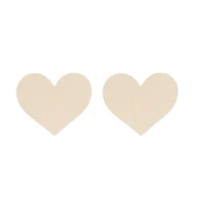Round, Heart and Cross Shaped Disposable Satin Nipple Covers - 9