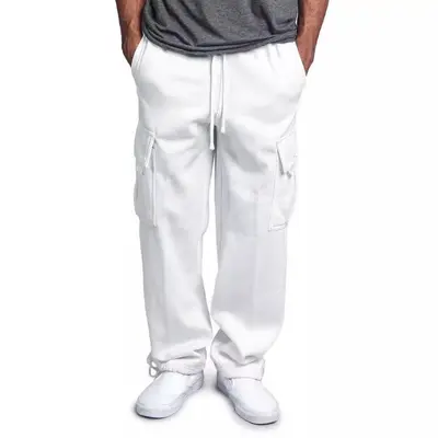 Men's Loose Multi-Pocket Cargo Trousers 2024 New Season