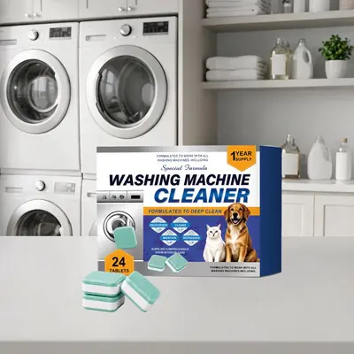 Washing Machine Drum Cleaner, Removes Dirt and Odor, Fresh Scent