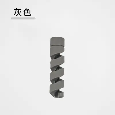 Data cable protective sleeve, spiral design, soft rubber - 8
