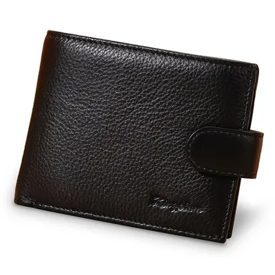 Genuine Leather Men's Wallet, Full-Grain Cowhide, Multi-Card Slots - 6