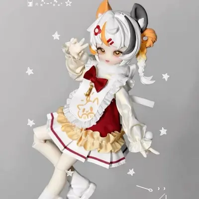 Moonlight Fairy Tale 8 cm BJD hareketli figür, kör kutu - 12