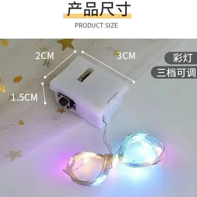 LED peri ışık dizisi, üç kademeli dimmer, bakır telli