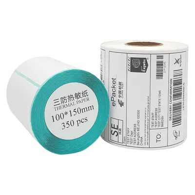 100x150 mm Roll Thermal Shipping Label Paper