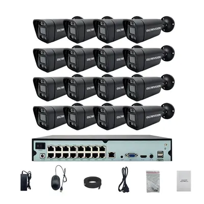 PoE Überwachungskamera-Set hochauflösend intelligente Nachtsicht Außenbereich wasserdicht komplettes Set Videoaufzeichnungs- und Überwachungsausrüstung - 11