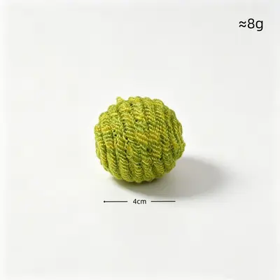 Cat Toy Ball, Self-Play Squeaky, Bite and Scratch Resistant - 12