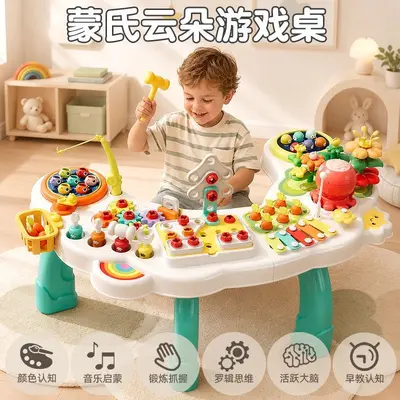 Montessori Baby Activity Table for Hand Skills - 7