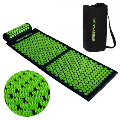 Acupuncture Massage Mat Set for Yoga, Lotus Sponge Design - 2