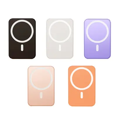 MagSafe Wireless 3C Mini Manyetik Hızlı Şarj Powerbank Taşınabilir Güç Kaynağı Hediye Logo Özelleştirmeli