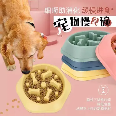 Slow Feeder Dog Bowl, Anti-Tip, Anti-Choke, for Medium and Large Dogs
