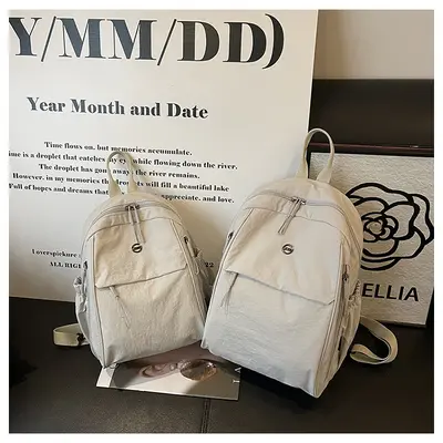 Ultra-Lightweight Small Nylon Canvas Commuter Backpack - 13