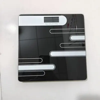 Digital bathroom scale rechargeable glass surface precise measurement - 7