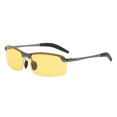 Neue Herren-Polarisierte Sonnenbrille mit Farbwechsel, Angelsonnenbrille, polarisierte Brille für Tag- und Nachtfahrten - 12