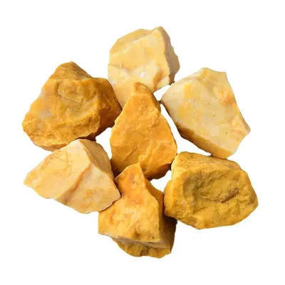 Natural Yellow Aventurine Raw Stone, Diffuser Stone, for Aromatherapy - 6