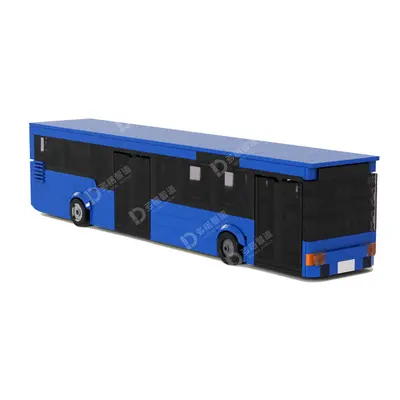 Custom Corporate IP Figure Building Block Bus Model with Display Stand - 6