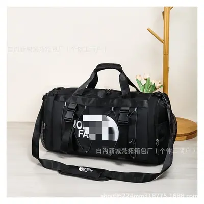 Large travel bag with handle, trolley case compatible, versatile - 2