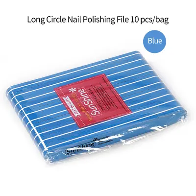 Manicure tool set with nail files and buffer pads - 9