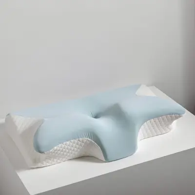 Kelebek şekilli bellek köpüğü boyun yastığı, taşınabilir