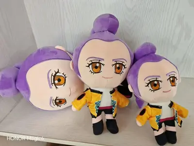 K-pop Demon Hunters peluş oyuncak, anime kaplan figürü - 11