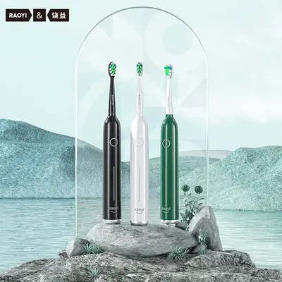 RAOYI Smart Sonic Electric Toothbrush, Rechargeable, Waterproof, Soft Bristles - 2
