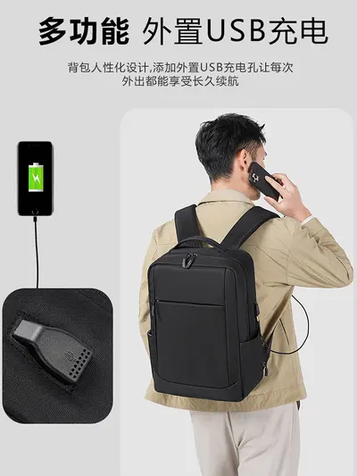 Women's Backpack, Expandable Laptop Compartment, Large Capacity - 5