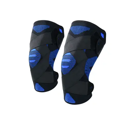 Spring-Supported Sports Knee Brace with Compression - 7