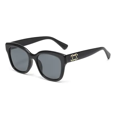 Large Frame Retro Cat-Eye Sunglasses with UV Protection, Concave Shape - 6