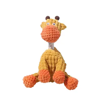 Donkey Plush Dog Chew Toy with Squeaker - 6