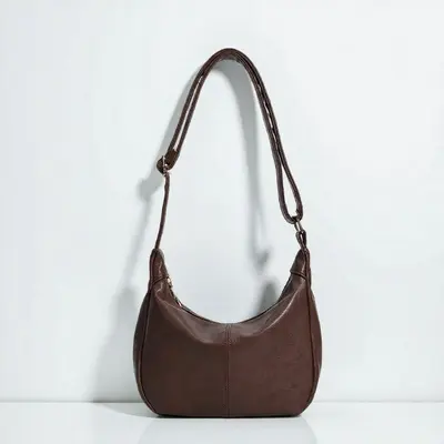 Soft Leather-Look Women's Mini Tote Bag with Adjustable Shoulder Strap - 7