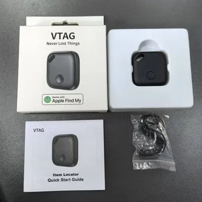 Apple Compatible Find iTag Anti-Loss Tracker Locator for Wallets Keys Elderly Children Bluetooth Anti-Loss Device