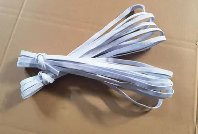 Renkli Elastik İp, Kalınlaştırılmış Lastik Bant, 1 Rulo - 9