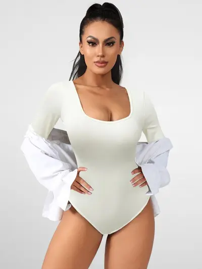 欧美流行瑜伽连体衣外穿运动蜜桃臀健身连体裤潮流时尚无缝瑜伽服 - 7