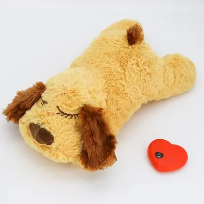Игрушка Pet Abebe для собак с имитацией сердцебиения, успокаивающая спутник для кошек и собак, интерактивная для снятия стресса и сна, успокаивающая для питомцев - 5