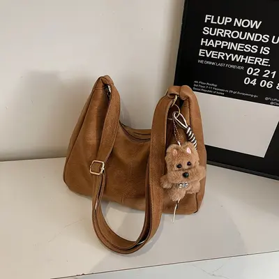 Large Capacity Women's Underarm Bag, Minimalist Single Shoulder Crossbody Bag - 8