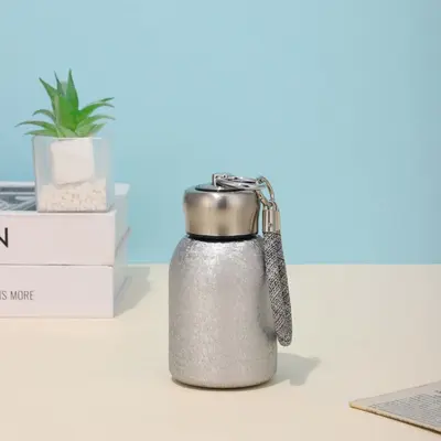 316 Stainless Steel Double-Wall Vacuum Thermos Cup with Loop Handle - 7