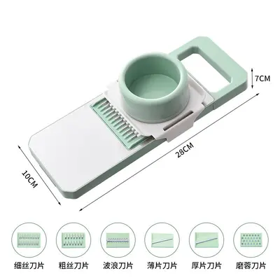 Stainless steel vegetable slicer and shredder, potato cutter - 8